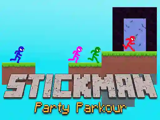 Trò chơi Stickman Party Parkour trực tuyến