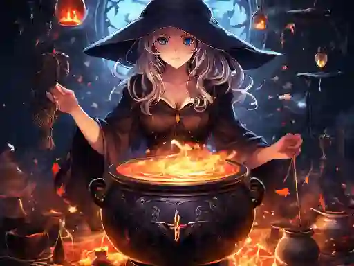 Trò chơi Anime girls Witchcraft trực tuyến