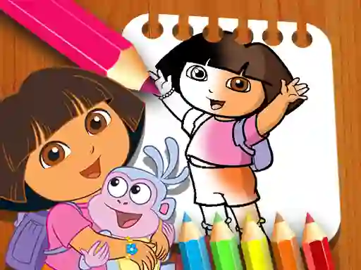 Trò chơi Dora the Explorer the Coloring Book trực tuyến