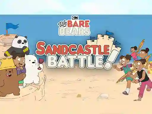 Trò chơi Sandcastle Battle! We Bare Bears trực tuyến