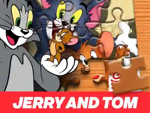 Trò chơi Jerry and Tom Jigsaw Puzzle trực tuyến