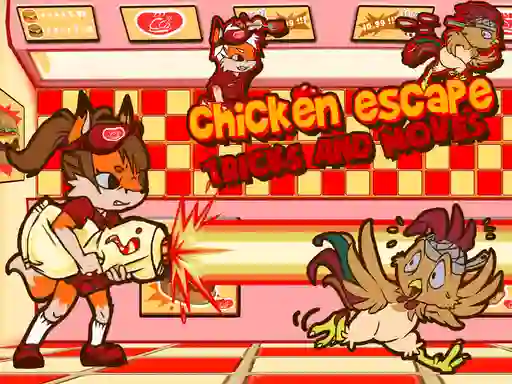 Trò chơi Chicken Escape Tricks and moves trực tuyến
