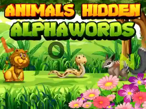 Trò chơi Animals Hidden AlphaWords trực tuyến