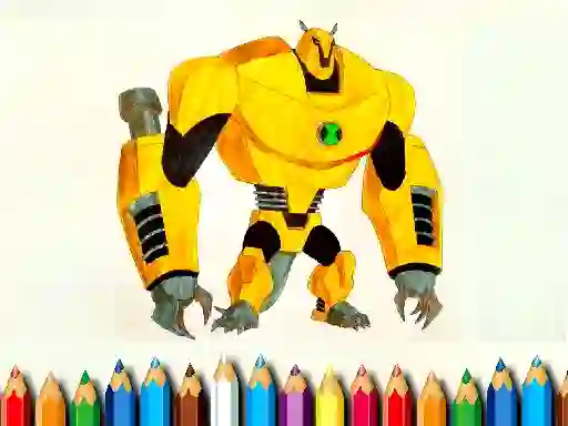 Trò chơi Ben10 Monsters Coloring book trực tuyến