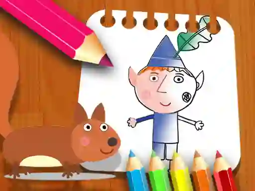 Trò chơi Ben Hollys Coloring Book trực tuyến