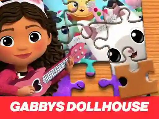 Trò chơi Gabbys Dollhouse Jigsaw Puzzle trực tuyến