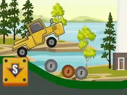 Trò chơi Hill Climb Tractor 2D trực tuyến