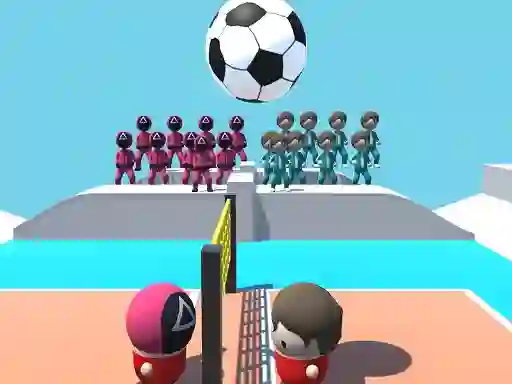 Trò chơi Volley Squid Gamer trực tuyến