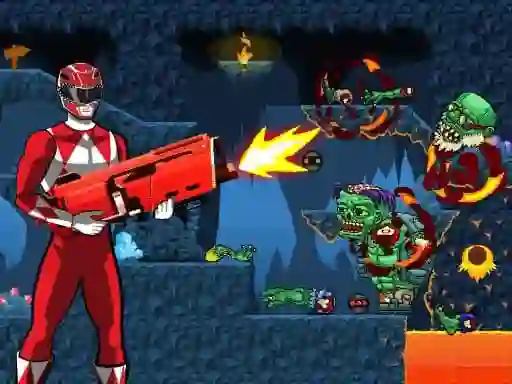 Trò chơi Power Rangers shoot Zombie trực tuyến
