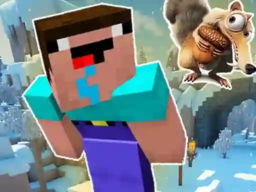 Trò chơi Noob Parkour: Snow Age trực tuyến