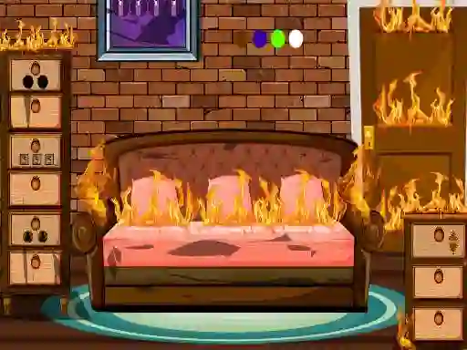 Trò chơi Fired House Escape trực tuyến