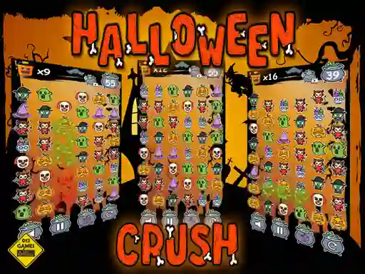 Trò chơi Halloween Crush trực tuyến