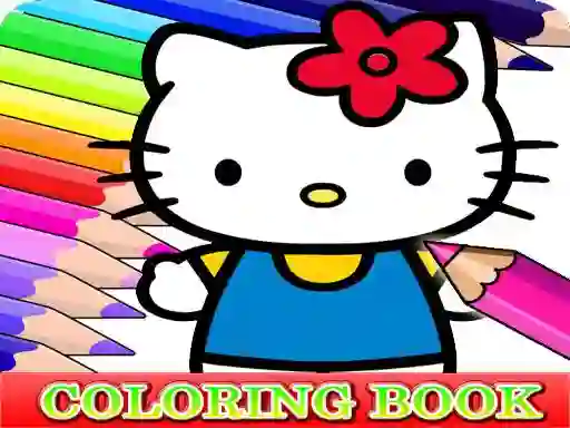 Trò chơi Coloring Book for Hello Kitty trực tuyến
