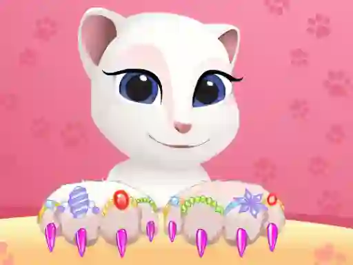 Trò chơi Talking Tom Angela Great Manicure trực tuyến