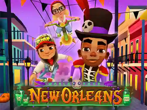 Trò chơi Subway Surfers New Orleans trực tuyến