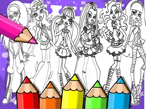Trò chơi Monster High Coloring Book trực tuyến