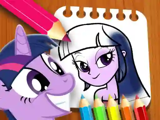 Trò chơi Equestria Girls Coloring Book trực tuyến