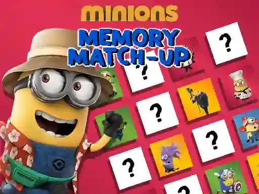 Trò chơi Minions Memory Match Up trực tuyến