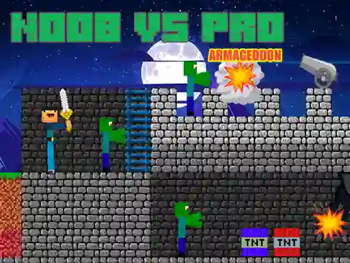 Trò chơi Noob vs Pro Armageddon trực tuyến
