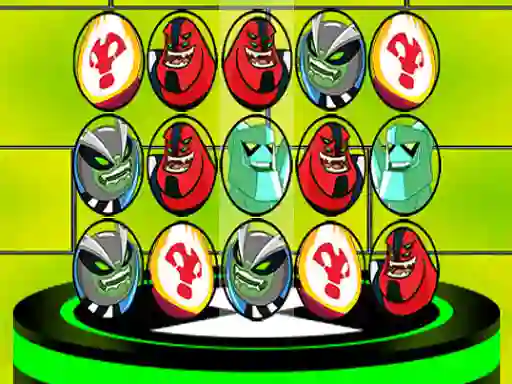 Trò chơi Ben 10 Match 3 Aliens trực tuyến