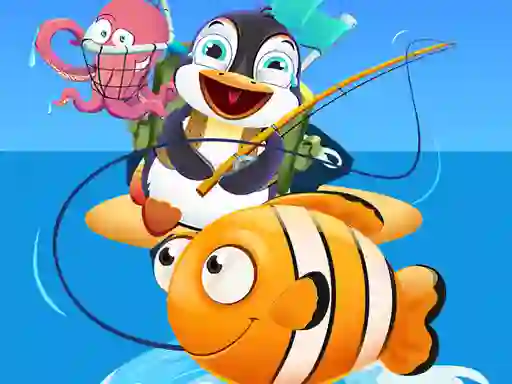 Trò chơi Baby Penguin Fishing trực tuyến
