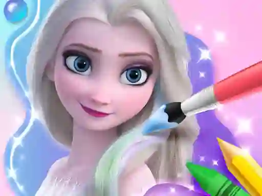 Trò chơi Coloring Book For Elsa trực tuyến