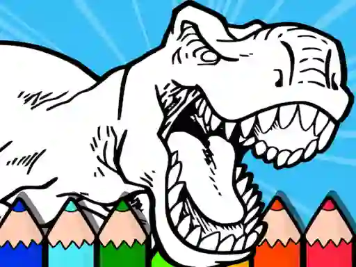 Trò chơi Coloring Dinos For Kids trực tuyến