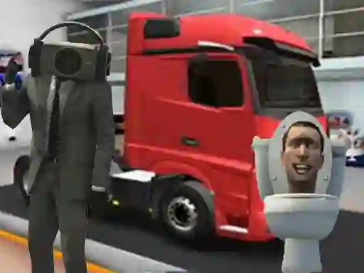 Trò chơi Truck Simulator Skibidi Toilet trực tuyến
