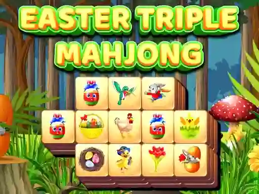 Trò chơi Easter Triple Mahjong trực tuyến