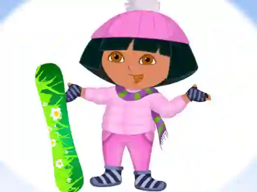 Trò chơi Dora Ski Winter Dressup trực tuyến