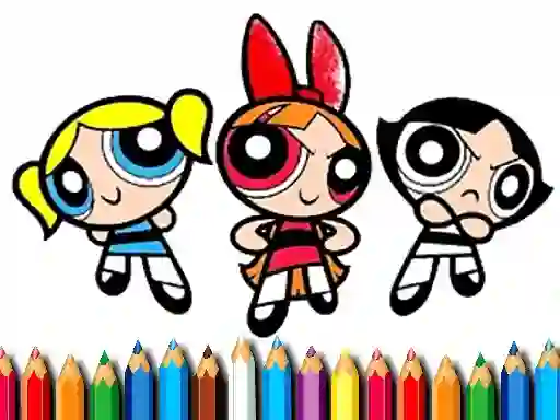 Trò chơi PowerPuff Girls Coloring Book trực tuyến