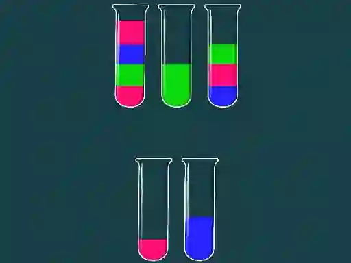 Trò chơi Water Sorting Color in the bottle trực tuyến