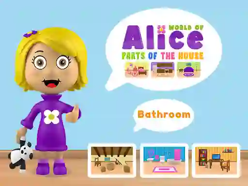 Trò chơi World of Alice Parts of the House trực tuyến