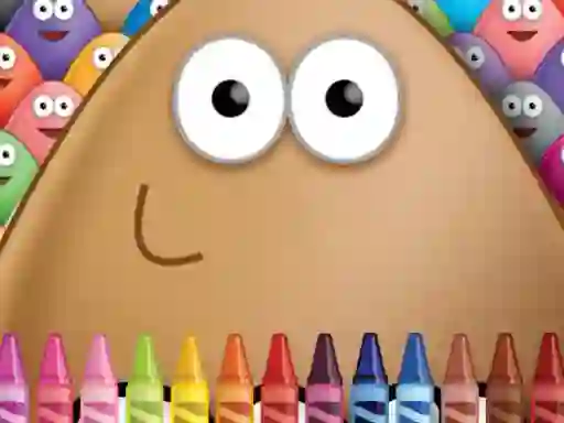 Trò chơi Pou Coloring trực tuyến