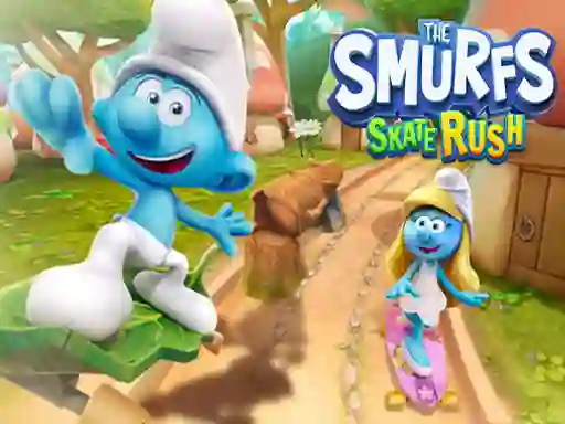 Trò chơi The Smufrs Skate Rush trực tuyến