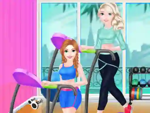 Trò chơi Friends Fat To Fit Day trực tuyến