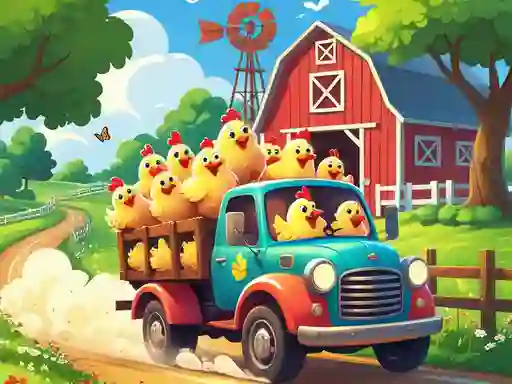 Trò chơi CluckNRun trực tuyến