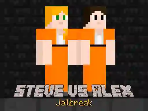 Trò chơi Steve vs Alex Jailbreak trực tuyến