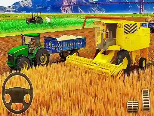 Trò chơi US Modern Tractor Farming Game 3D 2022 trực tuyến