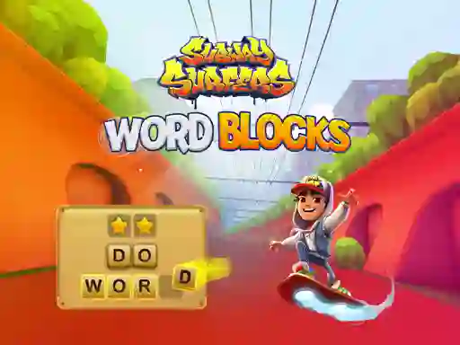 Trò chơi Subway Surfers Word Blocks trực tuyến