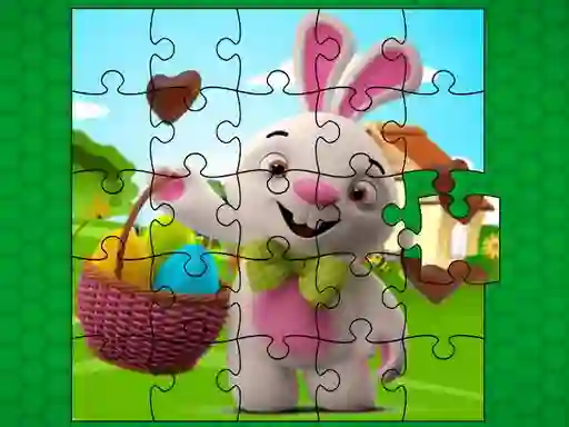 Trò chơi Easter Bunny Eggs Jigsaw trực tuyến
