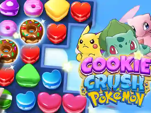 Trò chơi Cookie Crush Pokemon trực tuyến