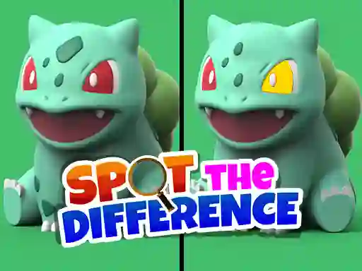 Trò chơi Pokimon Spot the differences trực tuyến