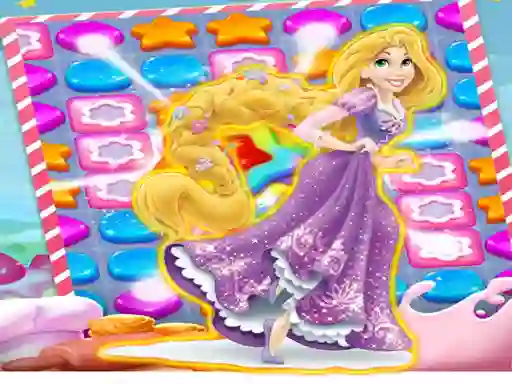 Trò chơi Princess Rapunzel Match3 trực tuyến