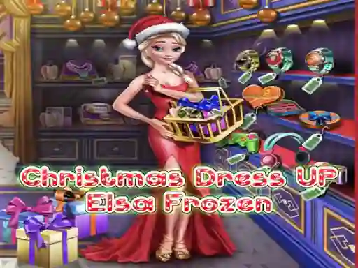 Trò chơi Elsa Frozen Christmas Dress up trực tuyến
