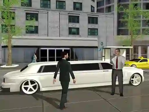 Trò chơi Limo Taxi Driving Simulator: Limousine Car Games trực tuyến
