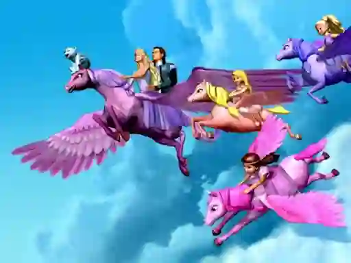 Trò chơi Barbie Magic Pegasus Puzzle trực tuyến