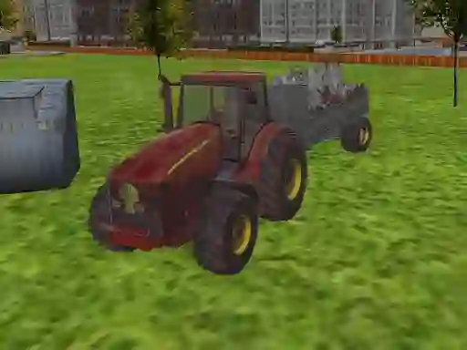 Trò chơi 3D city tractor garbage sim trực tuyến