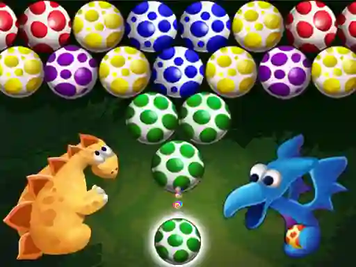 Trò chơi Dino Eggs Bubble Shooter trực tuyến