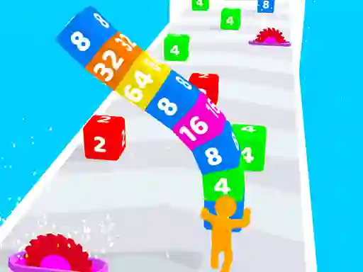 Trò chơi Cube Stack 2048 trực tuyến